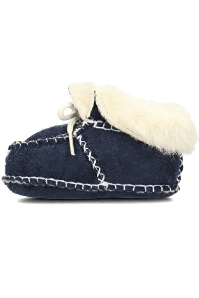 OEM Playshoes Ghete de iarnă din piele de oaie pentru bebeluși, bleumarin, 18/19