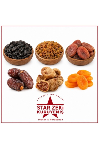 STAR ZEKİ KARIŞIM - EKONOMİK PAKET 6 ÇEŞİT KARIŞIM - 250 GRAM