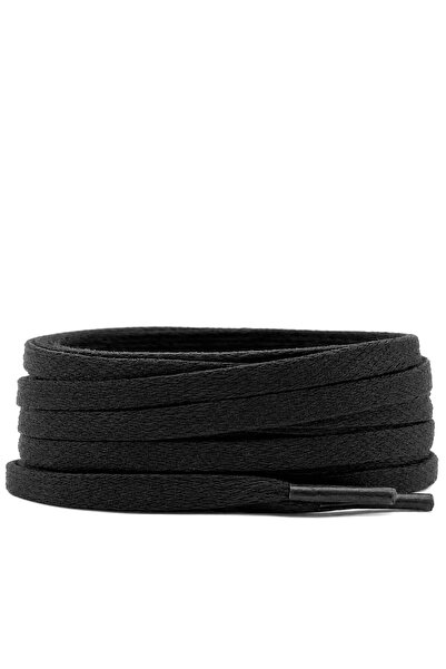 hapshoe 70 cm Black 5 mm Flat Waxed Shoelaces