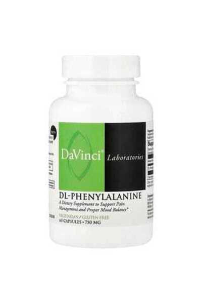 DaVinci Laboratories DL-Fenilalanin, 750 mg, 60 Kapsül -A