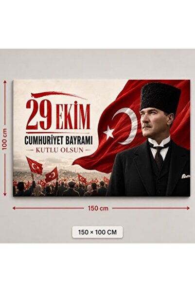 parti show Cumhuriyet Bayramı Temalı Afiş 100*150 cm