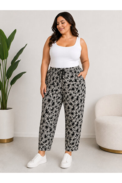 Trendline Trendy Women's Stretchy Fabric Elastic Waistband Oversized Plus Siz...