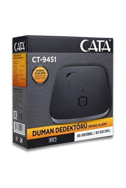 Cata Ct-9451 Duman Dedektörü ( Pil Dahil Değildir.)