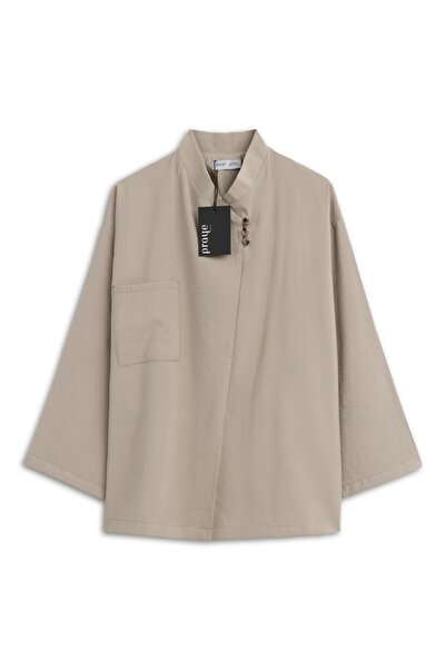 praye Three-Button Tunic Mink