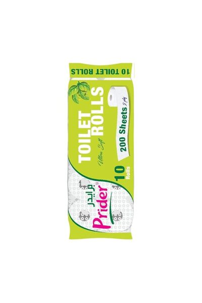 Generic Brand PRIDER Toilet Paper 200 sheets 10 Rolls Toilet Paper 2 Ply, 10 ...