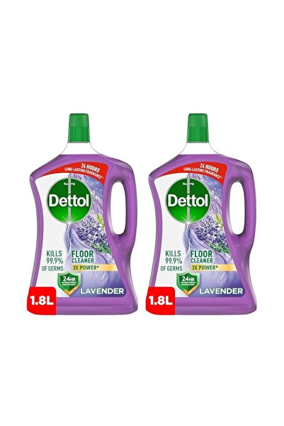 Generic Brand Dettol Antibacterial Power Floor Cleaner, Lavender, 1.8L x 2