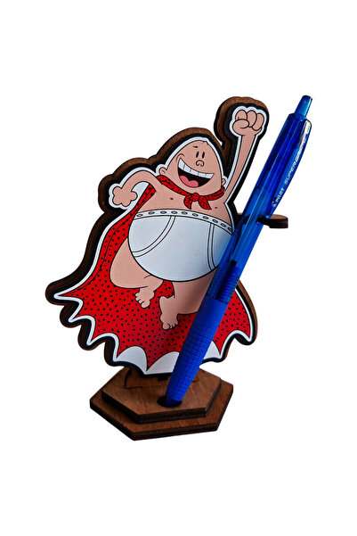 OEM Figurina Captain Underpants Capitan Chilot13.5 cm, lemn