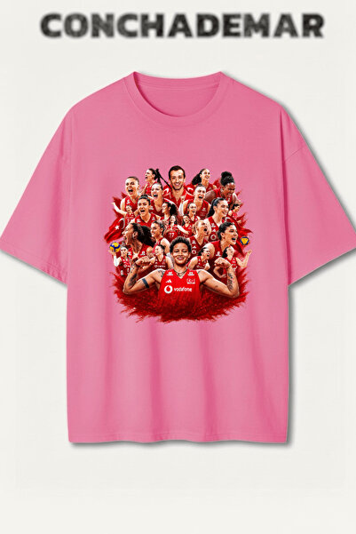 Vordevia Sultans of the Net Printed Premium Oversize Cotton T-Shirt