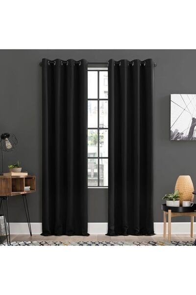 Generic Brand Sun Zero Soho 2-pack Blackout Energy Efficient Grommet Curtain ...