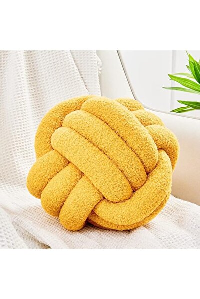 Generic Uvvyui Knot Pillow Ball, Soft Home Decorative Pillows, Round Throw Pi...