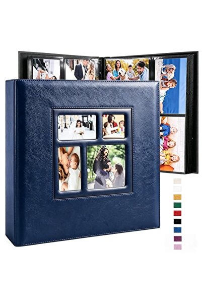 Generic Brand Photo Album,PU Leather Photo Album Book for Pictures,Memory Boo...