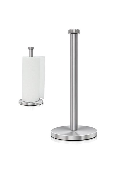 Generic Stainless Steel Paper Towel Holder Countertop, Standing Paper Towels ...