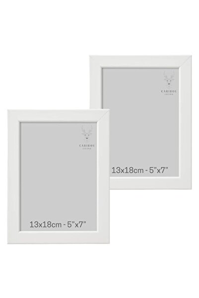 Generic Brand 2pk White Fiskbo Photo Frame 13x18cm 5x7 Inch Ikea Picture Hold...