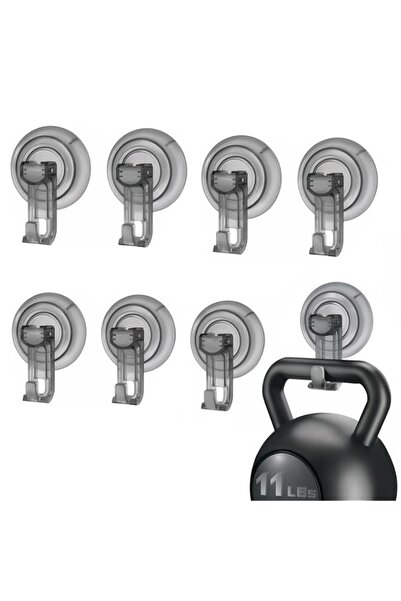 Generic YelaJoy 8pcs Suction Cup Hooks, Shower Suction Hooks, Removable Large...