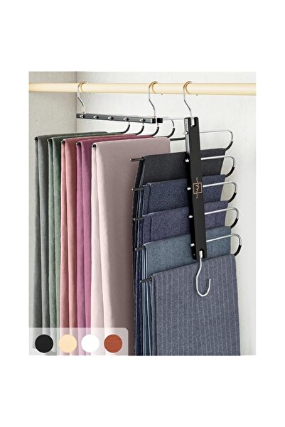 Generic MORALVE Pants Hangers Space Saving - European Beechwood Hangers for C...