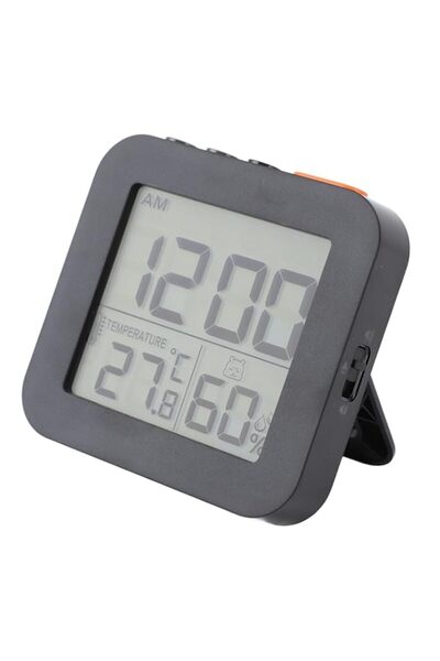 Generic Brand LCD Temperature Humidity Alarm Clock for Adult Children Student...
