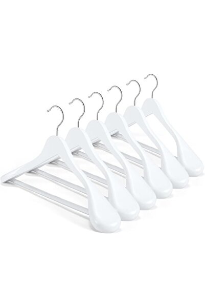 Generic HOUSE DAY High-Grade Solid Wood Coat Hangers for Women, Wide Shoulder...