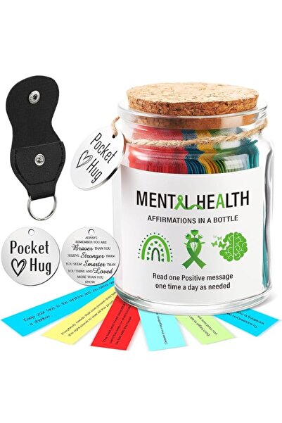 Generic 90 Mental Health Affirmation Messages Jar, Positive Affirmation Gifts...