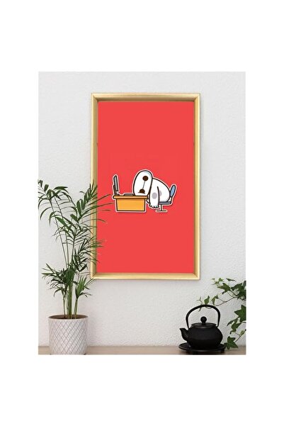 Generic Brand 'Baymax Tired' Digitally Printed Wall Poster with Photo Frame b...