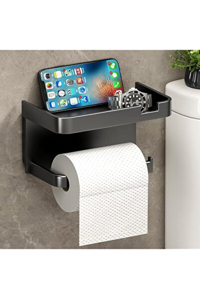Generic Amerteer Black Toilet Paper Holder Wall Mount, Bathroom Tissue Holder...