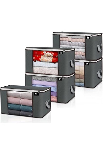Generic Clothes Storage Organizer, Foldable Storage Bag Closet Organizer Box ...