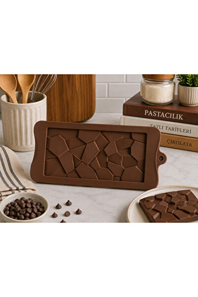 pratikpastacılık Çi̇ Series Patterned Silicone Chocolate Mold/Ceramic-Hobby Mold