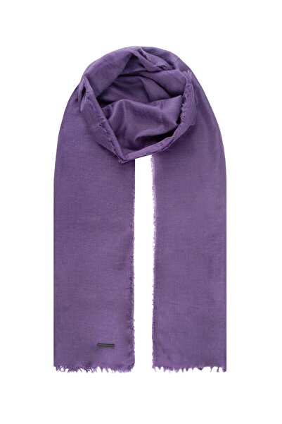 Silk and Cashmere Mor Jas Saf Yün Şal 70x180 cm