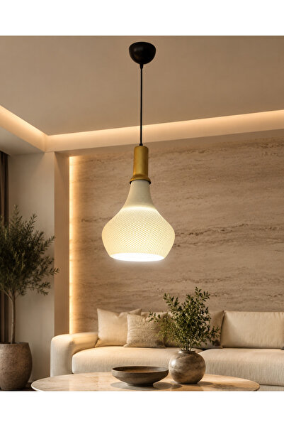 KUMSAR AYDINLATMA Lunera ÖZEL altın detaylı AVİZE modeli