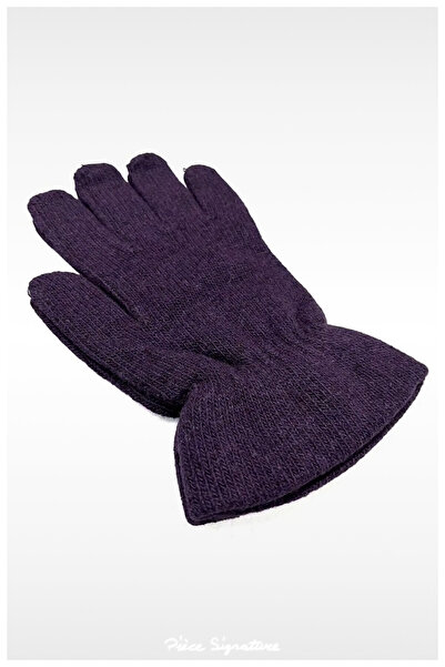 PIECE SIGNATURE Women's Wool Gloves with Flounce