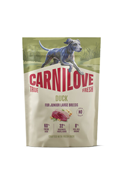 Carnilove True Fresh Ξηρά Τροφή Σκύλου με Πάπια για Νεαρούς Μεγαλόσωμους Φυλή...