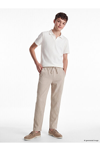 LC Waikiki Nevavm Regular Fit Boys' Trousers with Difference