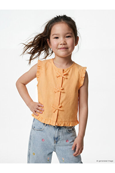 LC Waikiki Alita city: linen-look shirt for girls - stand out from the crowd