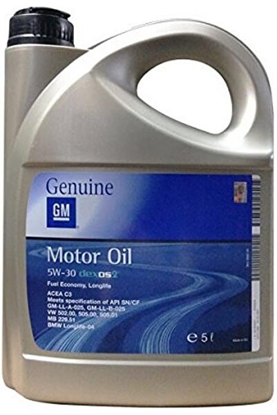 GM PSA 93165557 | 5W30 DEXOS 2 Onaylı 5 LT Partiküllü Alman Dolumu 2023