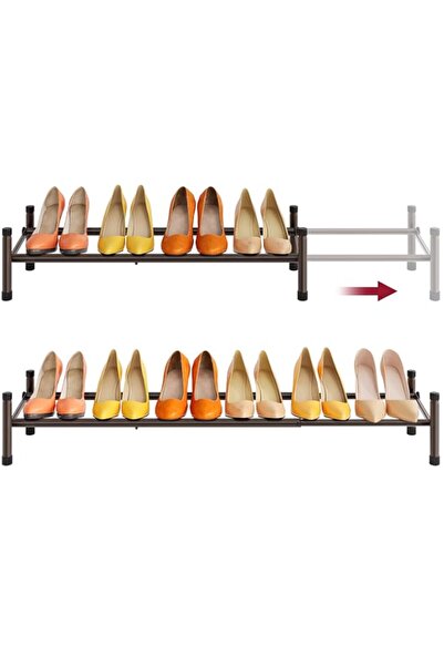 Generic Tajsoon Expandable Shoe Rack for Closet 1 Tier, 28“-41“Adjustable & S...