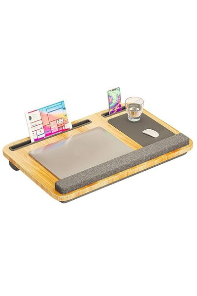 Generic Lap desk,Laptop Bed Tray,Footless Lap Desk for Home Office,Accommodat...