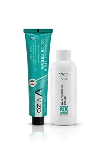 VIZO PROFESSIONAL Vizo Permanent Hair Color Cream Light Brown Intense Ash 5.1...