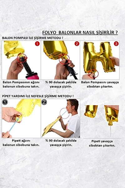 PEKSHOP Gümüş Yaş Balonlu Hologram Kelebek ve Papatya Doğum Günü Süsleme Balon Seti 3