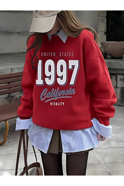 New Shine California 1997 Printed Women's Sweatshirt