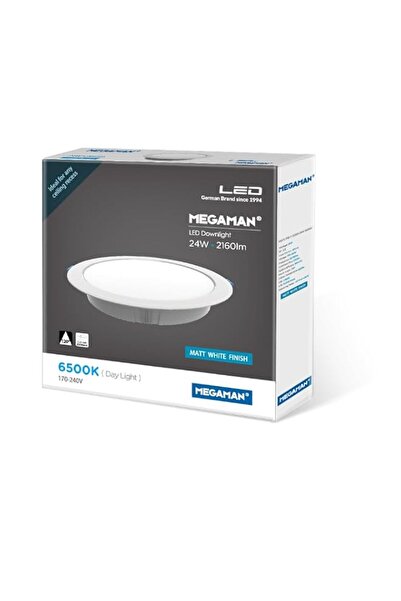 Generic Megaman Down Light 24w 8inch 6500k Day Light