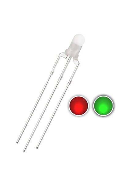 Generic KNP 3MM Dual-Color LED Bulb-Red/Green-for Indicator Lights & Custom P...