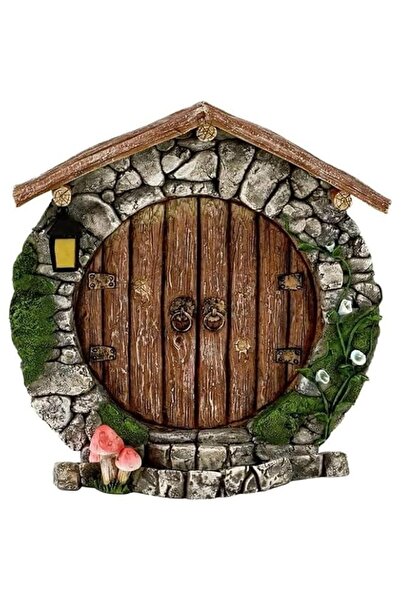Generic Fairy Garden Doors and Windows, Miniature Wooden Rustic Fairy Gnome D...