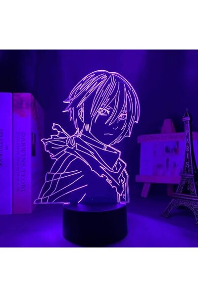 Generic 3D Night Light Anime Illusion LED Decor Anime Noragami Yato Figure LE...