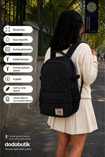 DodoButik Water Resistant, High Quality School Bag