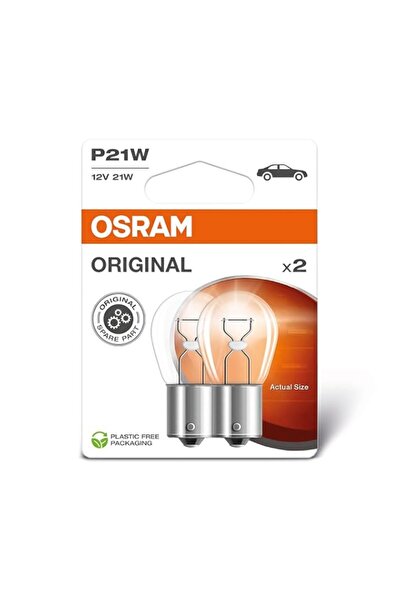 Generic OSRAM Original Line 12 V, lamps with metal bases, P21W, double bliste...