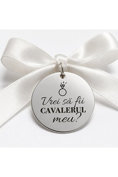 Simoshop Bănuț Nuntă din Argint 925 „Vrei să fii cavalerul meu?" – Cerere Cav...