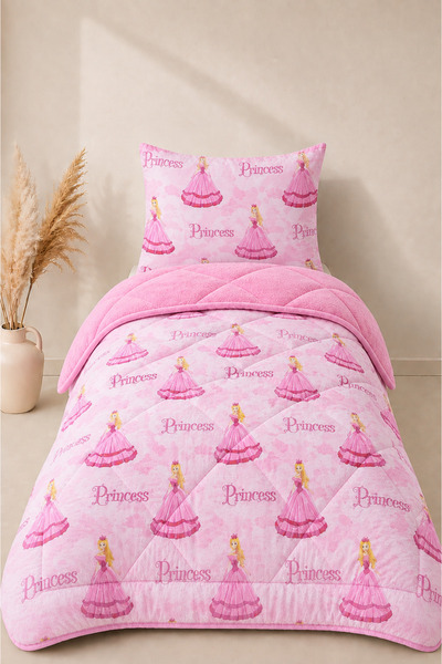 İlay home concept Single Person 4 Piece Wellsoft Fleece Fluffy Sleeping Set /...