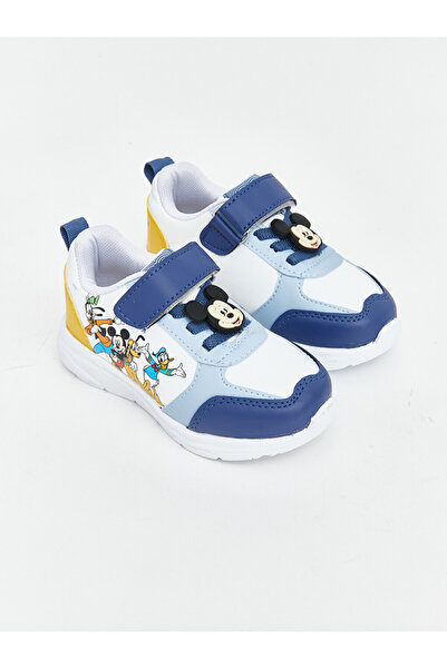 LC Waikiki Lcw Steps Blue Minnie Mouse Printed Boys' Sports Shoes