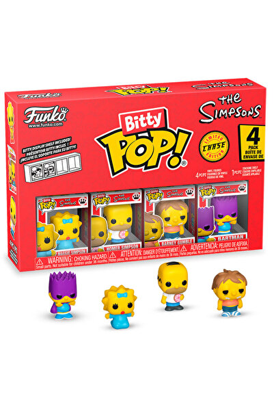 Funko Μπλίστερ 4 φιγούρες Bitty POP The Simpsons Maggie