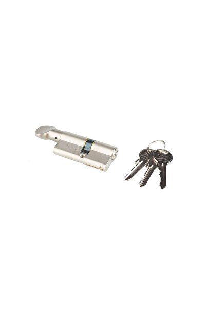 OEM Kale safety cylinder, brass, with knob, 3 keys, 70 mm