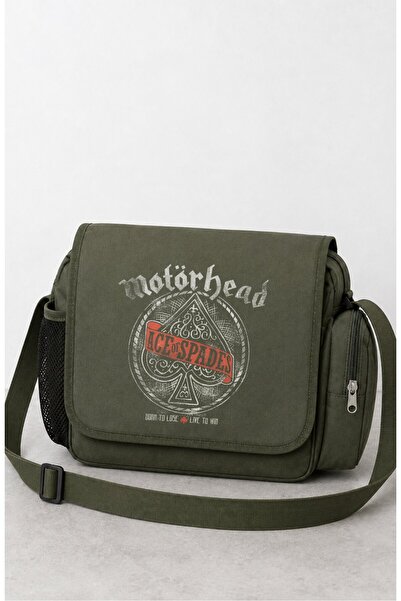 Fuddy Moda Unisex τσάντα ταχυδρόμου με θέμα το Motörhead Ace Of Spades με στά...